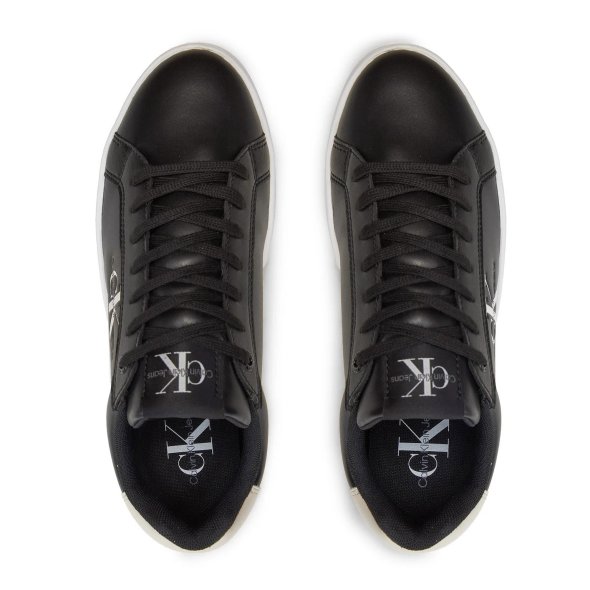 Calvin Klein Γυναικείο Δερμάτινο Sneaker Bold Platform YW0YW01516 0GQ Black