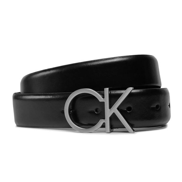 Calvin Klein Γυναικεία Ζώνη Re-Lock CK Logo Belt 30mm K60K610157 BEH Black