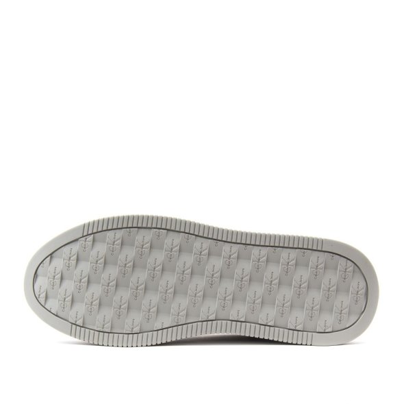 Calvin Klein Γυναικείο Δερμάτινο Sneaker Bold Platform YW0YW01516 0K9 Bright White/Silver