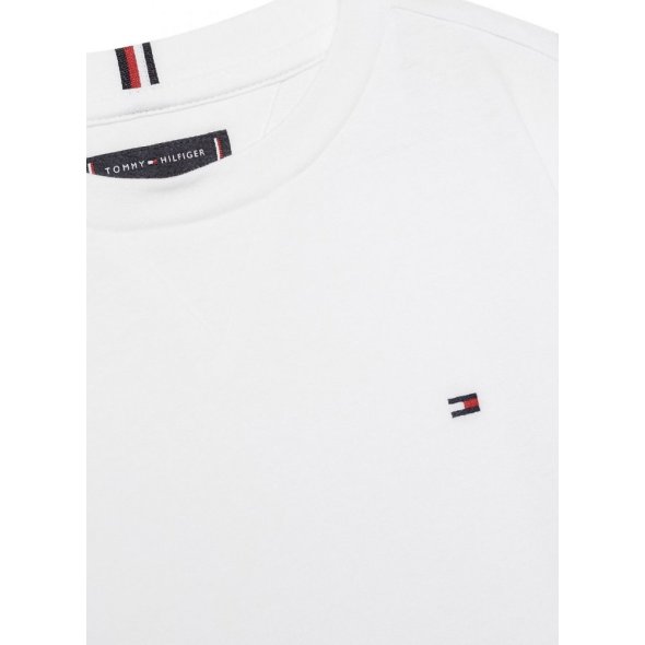 Tommy Hilfiger T-Shirt Essential Tee KB0KB08575 YBR Λευκό