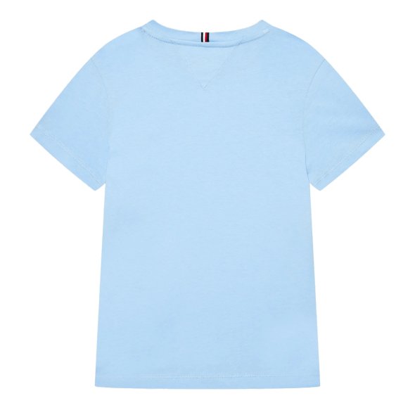 Tommy Hilfiger Monotype Flock Regular Tee KB0KB08658 C1Z Vessel Blue