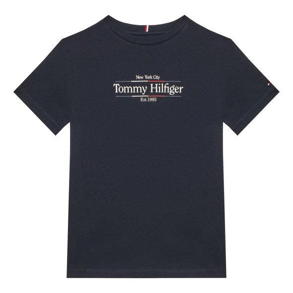 Tommy Hilfiger Kids Icon Print Regular Tee KB0KB09158 DW5 Σκούρο Μπλε