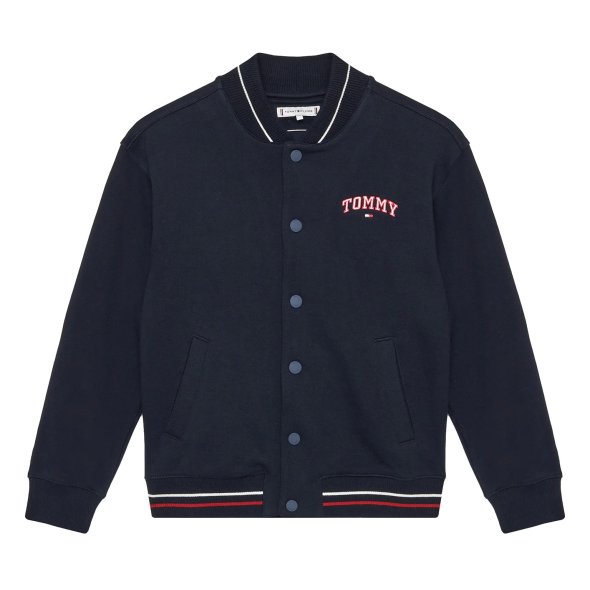 Tommy Hilfiger Kids U Varsity Embroidery Bomber KS0KS00570 DW5 Σκούρο Μπλε