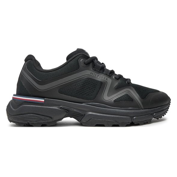 Tommy Hilfiger Ανδρικά Αθλητικά M Runner FM0FM05109 BDS Μαύρο