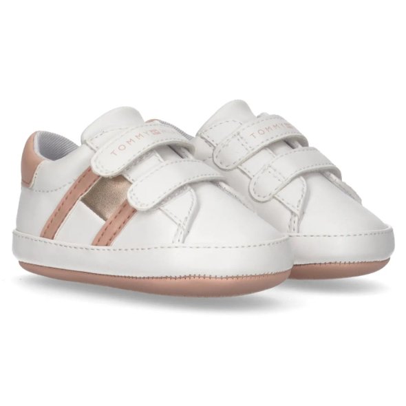 Tommy Hilfiger Kids Παπούτσι Αγκαλιάς T0A9-33510-1433 X134 White/Pink