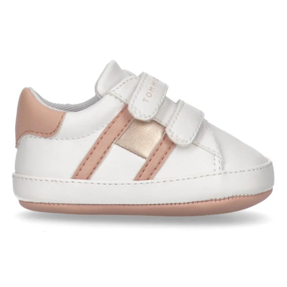 Tommy Hilfiger Kids Παπούτσι Αγκαλιάς T0A9-33510-1433 X134 White/Pink