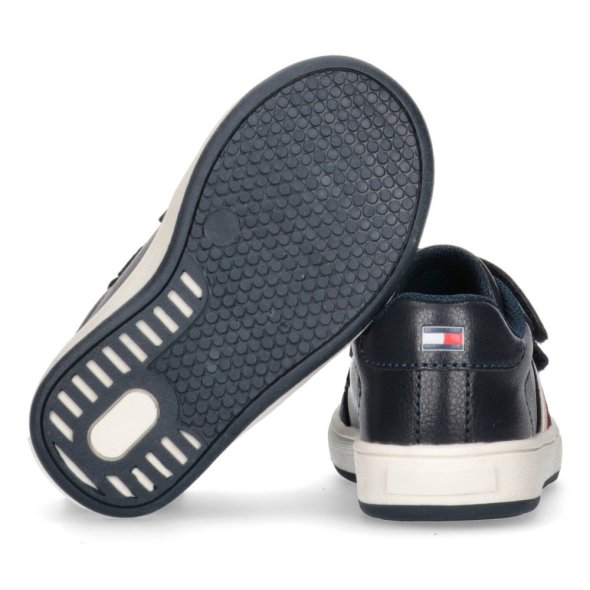 Tommy Hilfiger Stripes Low Cut Velcro Sneaker T1X9-33624-1269 800 Μπλε