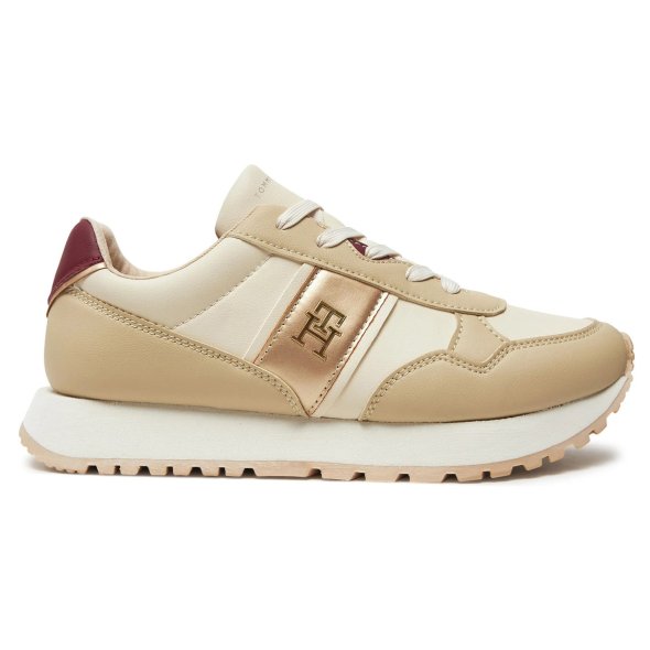 Tommy Hilfiger Lace Up Sneaker T3A9-33548-1695 B057 Beige/Off White