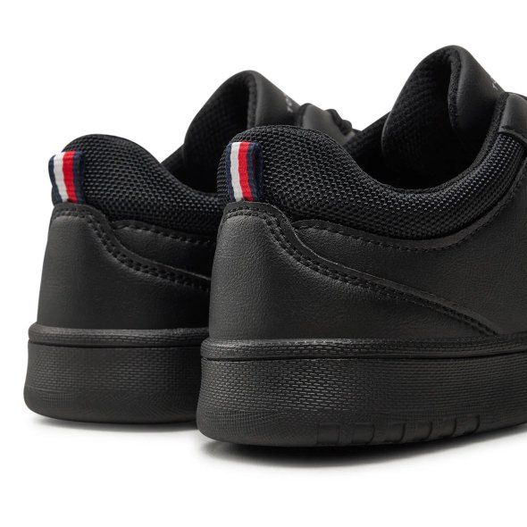 Tommy Hilfiger Low Cut Lace-Up Sneaker T3X9-33646-1452 999 Μαύρο