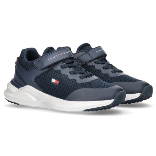 Tommy Hilfiger Kids Sneaker T3X9-33672-1756 800 Μπλε