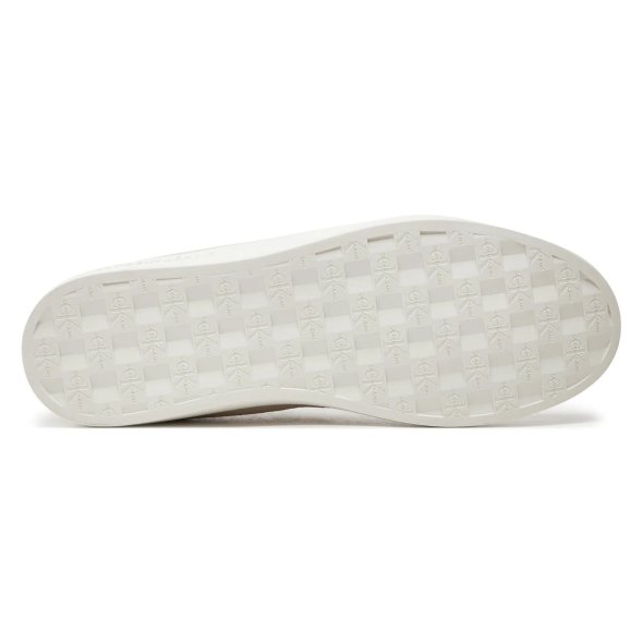 Calvin Klein Ανδρικό Δερμάτινο Sneaker YM0YM01002 01W Bright White/Black