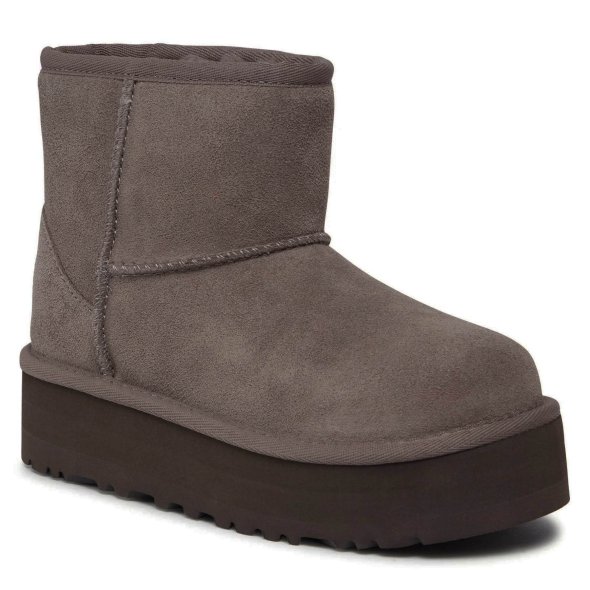 UGG Kids Classic Mini Platform 1143700K Γκρι