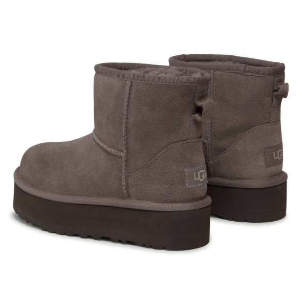 UGG Kids Classic Mini Platform 1143700K Γκρι