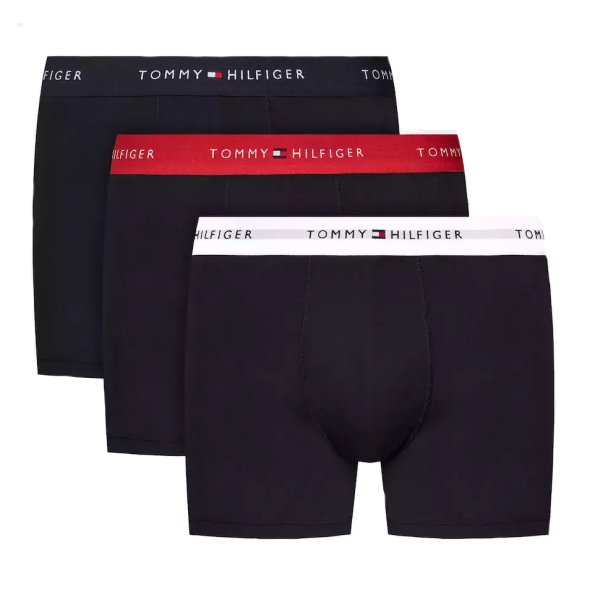 Tommy Hilfiger 3Pairs Trunk UM0UM02763 0W3 Μαύρο