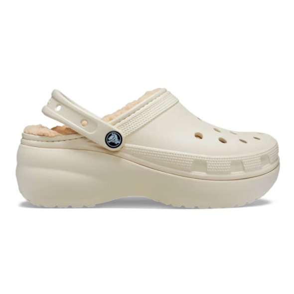 Crocs Classic Platform Lined Clog W 207938 2Y2 Bone