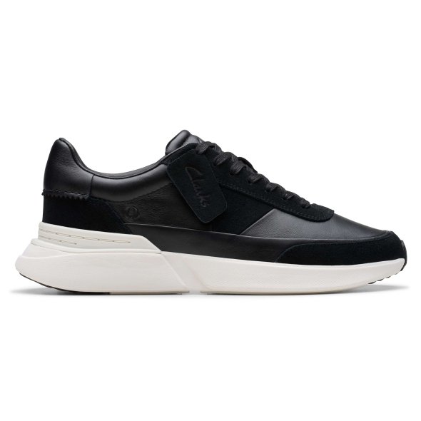 Clarks Ανδρικό Sneaker Craft Pace 26178494 Black Leather