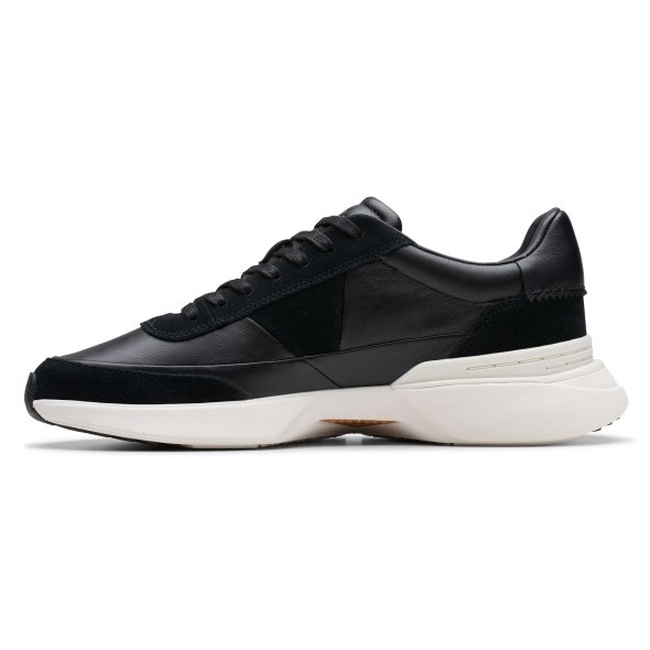 Clarks Ανδρικό Sneaker Craft Pace 26178494 Black Leather