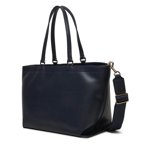 Tommy Hilfiger Γυναικεία Τσάντα Distinct Tote Corp AW0AW16704 DW6 Σκούρο μπλε