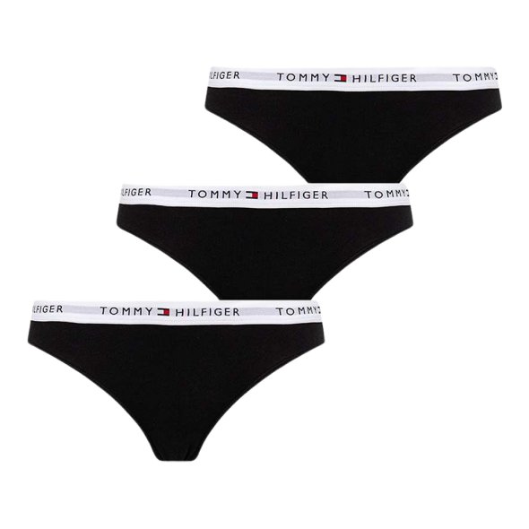 Tommy Hilfiger Γυναικείο Set Εσώρουχα String 3 τεμάχια UM0UM05530 0SI Μαύρο