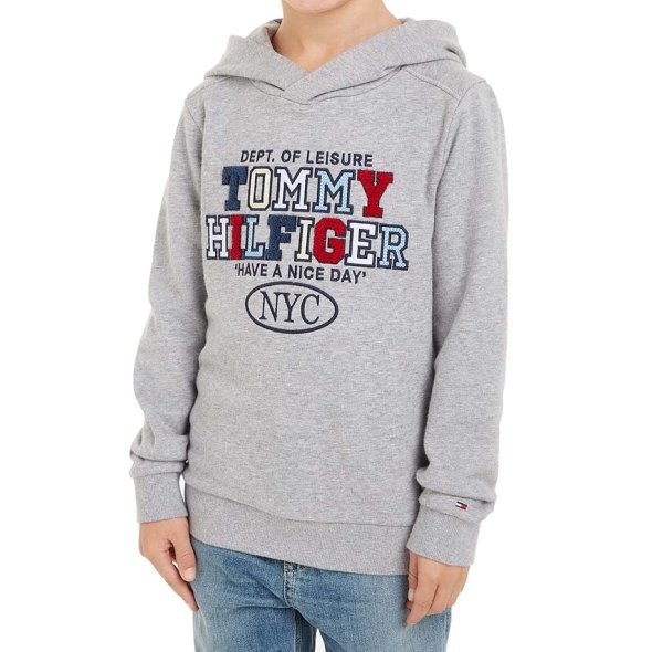 Tommy Hilfiger Kids Παιδικό Φούτερ KB0KB09050 P1A Γκρι