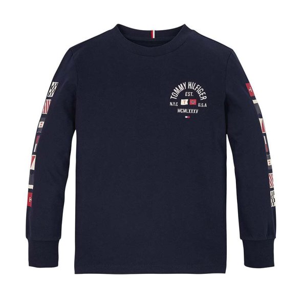Tommy Hilfiger Kids Μπλούζα Για Αγόρια KB0KB09384 DW5 Μπλε