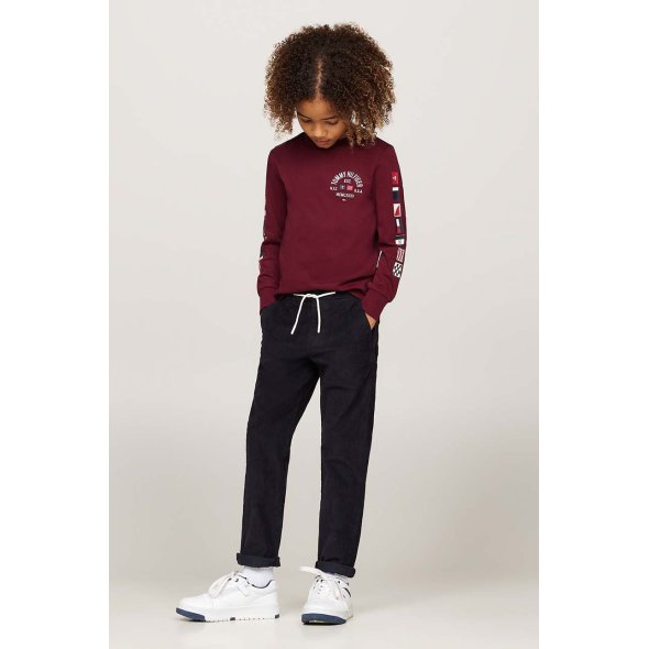 Tommy Hilfiger Kids Μπλούζα Για Αγόρια KB0KB09384 VLP Μπορντώ