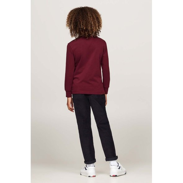 Tommy Hilfiger Kids Μπλούζα Για Αγόρια KB0KB09384 VLP Μπορντώ