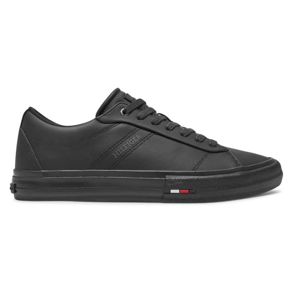 Tommy Hilfiger Th Vulc Street Leather Sneaker FM0FM05201 BDS Μαύρο