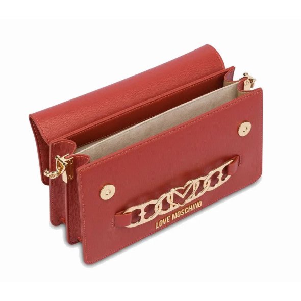 LOVE MOSCHINO Γυναικεία Τσάντα JC4040PP1LLF0459 Καφέ