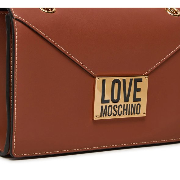 LOVE MOSCHINO Γυναικεία Τσάντα JC4073PP1LLG120A Καφέ