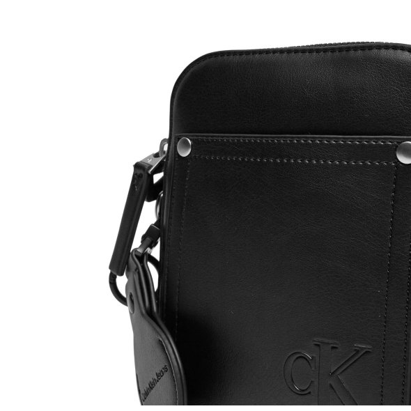 Calvin Klein Ανδρικό Τσαντάκι Tagged Reporter17 K50K512039  BEH Μαύρο