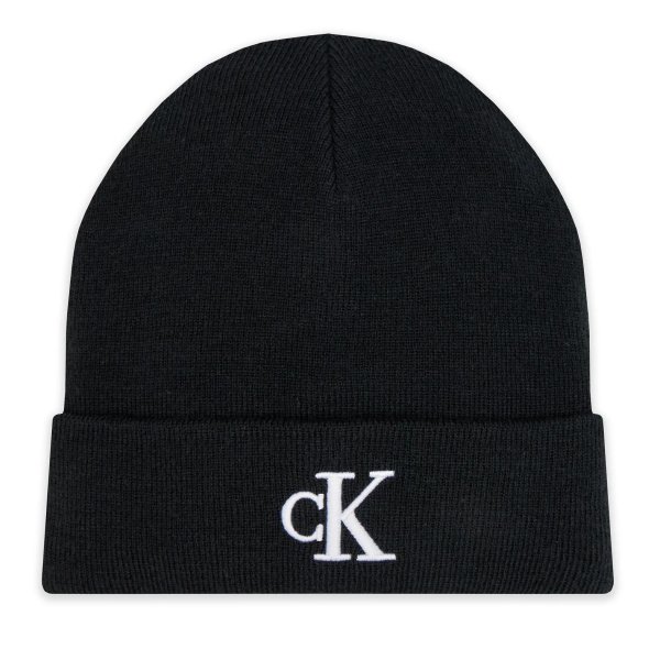 Calvin Klein Σκουφάκι Monogram Embro Beanie K50K512145 BEH Μαύρο