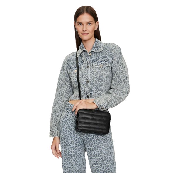 Calvin Klein Γυναικεία Τσάντα Line Quilt Camera Bag K60K612114 BEH Μαύρο