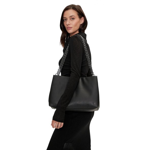 Calvin Klein Γυναικεία Τσάντα Micro Mono Tote K60K612227 0GR Μαύρο