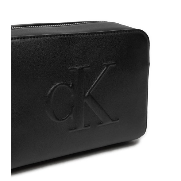 Calvin Klein Sculpted Camera Bag Deboss K60K612726 BEH Μαύρο