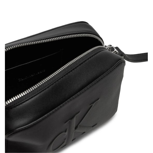 Calvin Klein Sculpted Camera Bag Deboss K60K612726 BEH Μαύρο