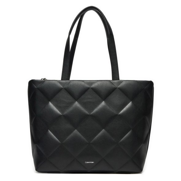 Calvin Klein Γυναικεία Τσάντα Diamond Quilt K60K612906 BEH Μαύρο