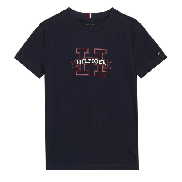 Tommy Hilfiger Kids Print Regular Tee KB0KB09028 DW5 Μπλε