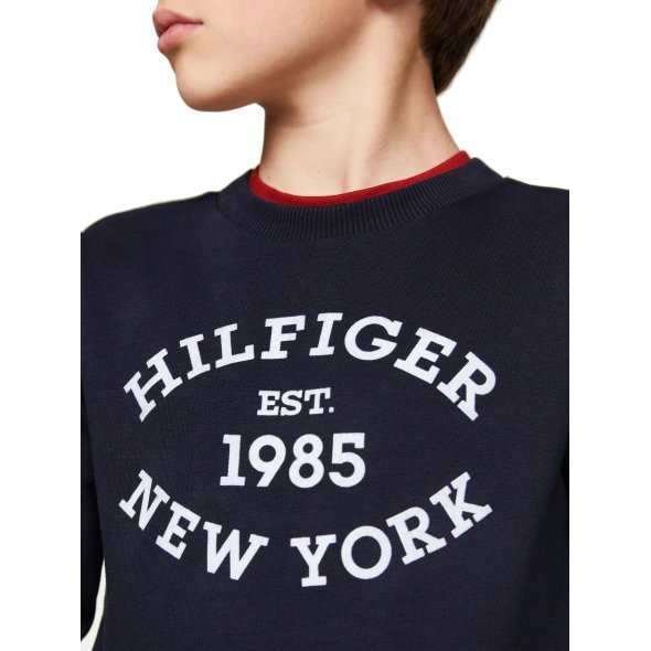 Tommy Hilfiger Kids Παιδικό Φούτερ KB0KB09048 DW5 Μπλε