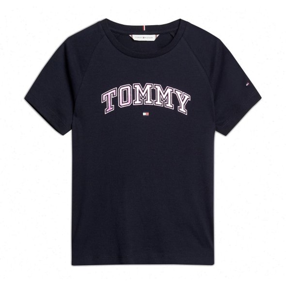 Tommy Hilfiger Kids Varsity Foil Reg Tee KG0KG08064 DW5 Μπλε