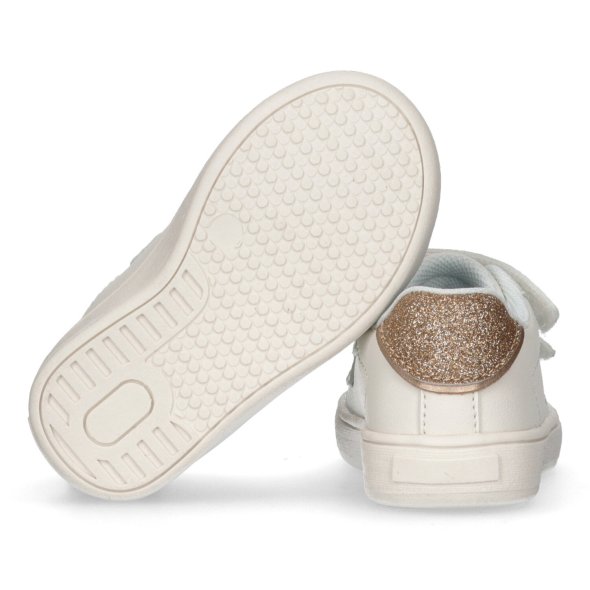 Tommy Hilfiger Kids Low Cut Velcro Sneaker T1A9-33515-0192 Y265 White/Gold