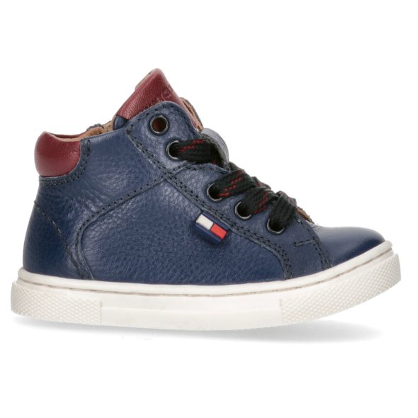 Tommy Hilfiger Kids High Top Lace-Up Sneaker T1X9-33623-0092 X663 Μπλε