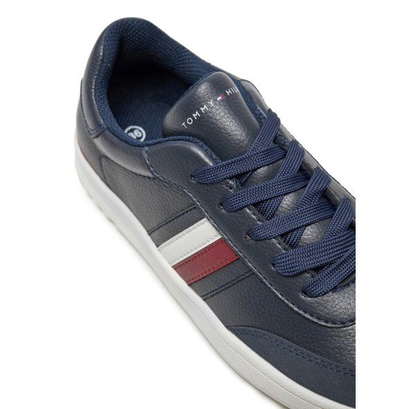 Tommy Hilfiger Stripes Low Cut Lace-Up Sneaker T3X9-33645-1269 800 Μπλε