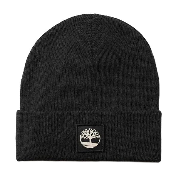 Timberland Tonal Patch Beanie A61BX 001 Μαύρο