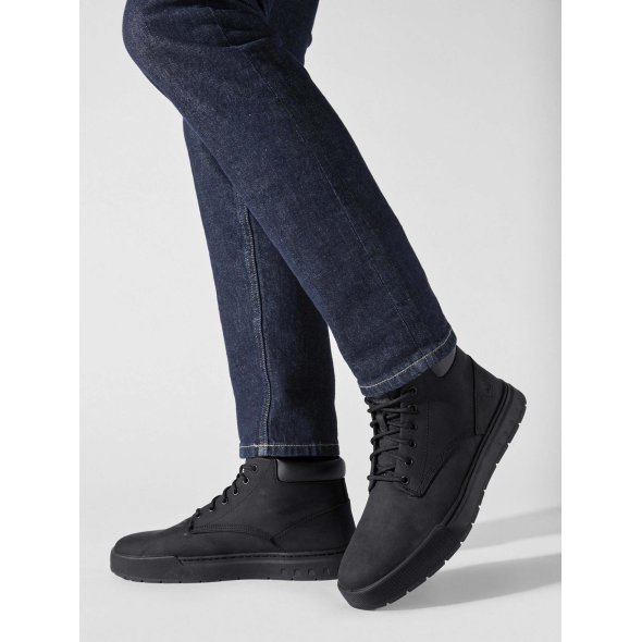 Timberland Maple Grove Mid Lace Sneaker A658N 001 Black
