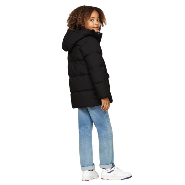 Tommy Hilfiger Kids Μπουφάν πουπουλένιο KB0KB09401 BDS Μαύρο