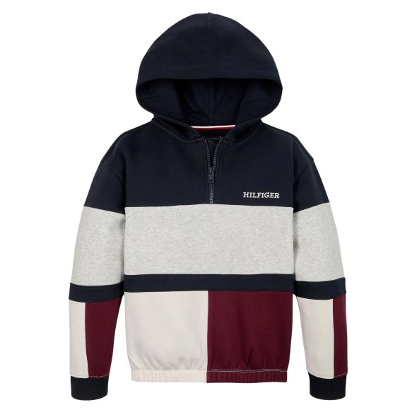 Tommy Hilfiger Kids Μπλούζα Για Αγόρια Fleece Zipup Hoodie KB0KB09189 DW5 