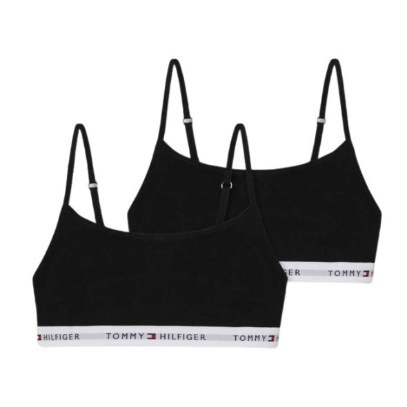 Tommy Hilfiger 2 Pack Bralette UW0UW05528 0R7 Μαύρο