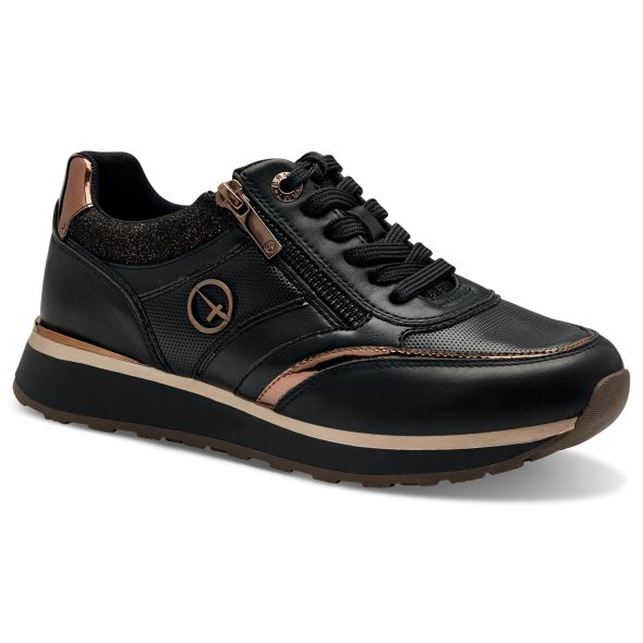 Tamaris Γυναικεία Sneaker 1-23726-43 096 Black/Copper