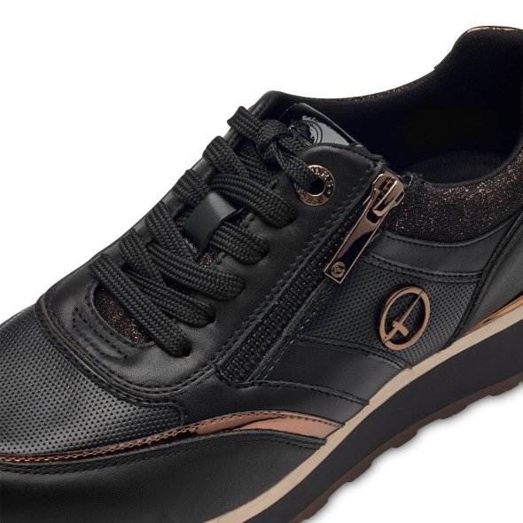 Tamaris Γυναικεία Sneaker 1-23726-43 096 Black/Copper